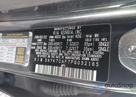 2023 Kia Sportage X-Pro Prestige from USA, damaged, VIN 5XYK7CAF7PG032165